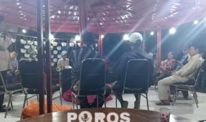 Kepala Dinas Ketahanan Pangan dan Pertanian (DKKP) Sumenep, Chairur Rasyid saat sambutan di pembukaan Lelang Tani.