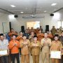 BPS Sumenep bersama Pemkab serta Pemdes binaan program Desa Cantik 2026 saat berfoto bersama usai sosialisai.
