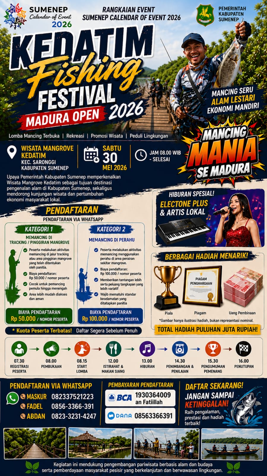 Kedatim Fishing Festival Madura Open 2026