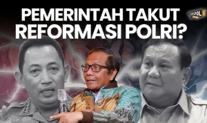 Mahfud MD menyebut sejak awal meragukan kesungguhan reformasi Polri dalam podcast Yutube Kompas.