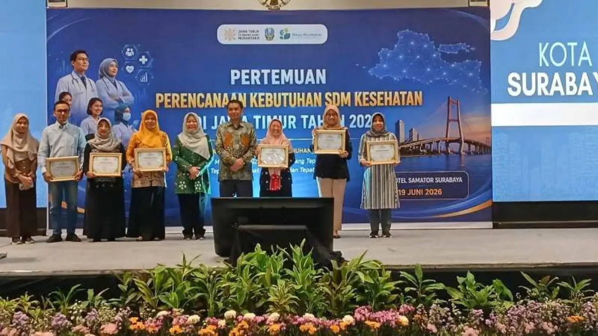 Dinkes Pamkesan dinobatkan sebagai SDMK se-Jawa Timur.