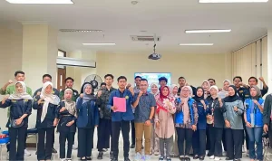 FKIP UTM BEM FKIP bersama Ormawa FKIP deklarasikan komiten bersama cegarah prilaku seksual di lingkungan kampus.