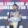 Hari Jadi Kota Sumenep (1) Bupati Sumenep, Achmad Fauzi Wongsojudo, saat meresmikan logo hari jadi kota Sumenep ke-758. (Foto:porosbaru.co/aditya).