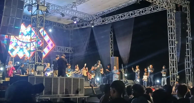 Muhammad Afsal saat unjuk penampilan di Reksa Musicverse 2026. (Foto:porosbaru.com/aditya).