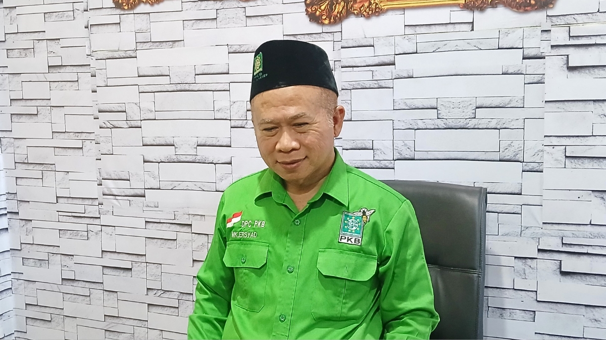 Ketua terpilih PKB Sumenep, Drs. Kamalil Irsyad, saat ditemui di Kantor PKB pasca pengemuman.