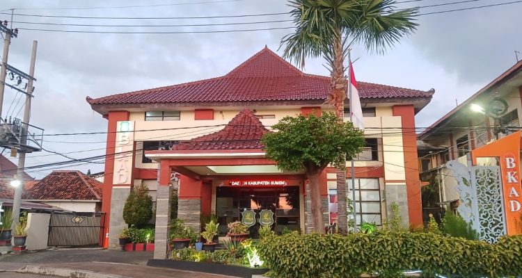 Kantor BKAD Sumenep di komples Kantor Pemkab Sumenep.