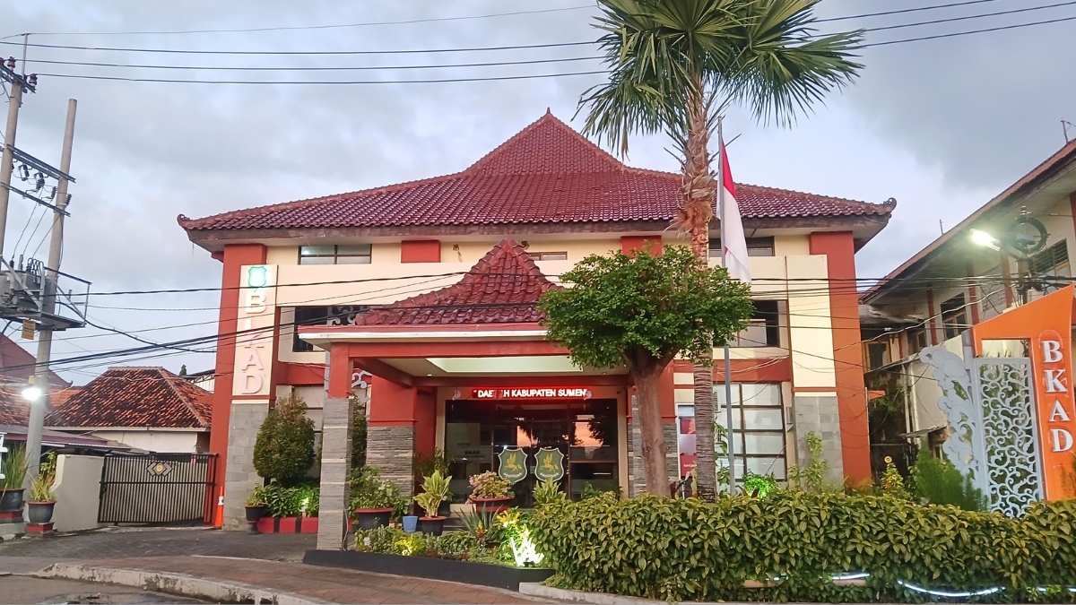 Kantor BKAD Sumenep di komples Kantor Pemkab Sumenep.