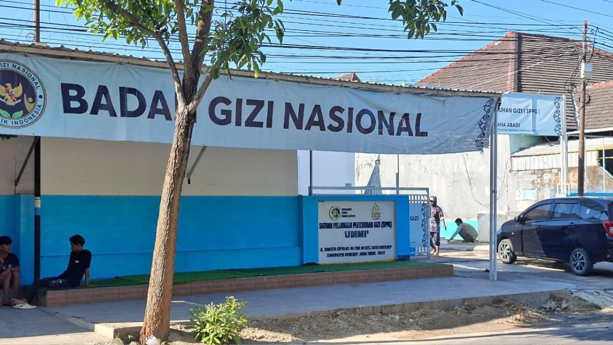 Salah satu SPPG yang terletak di Jl. Dr. Cipto, Kolor, Kecamatan Kota Sumenep, Madura.