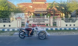 Kantor Dinsos P3A Kabupaten Sumenep di Jalan Dr. Soetomo, Pajagalan, Kota Sumenep.
