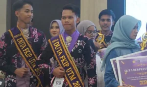 Duta fkip utm Peserta Duta FKIP UTM 2026, Mohammad Arga Setiawan Jamil saat ditetapkan sebagai Duta FKIP UTM 2026.