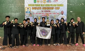 SMPN 1 Lenteng Sumenep SMPN 1 Lenteng, Sumenep, sabet juara umum 2 di Kejuaraan Pencak Silat Bupati Cup 2026.