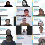 Kelurahan LPDP Universitas Sebelas Maret (UNS) saat menggelar pelatihan secara online.