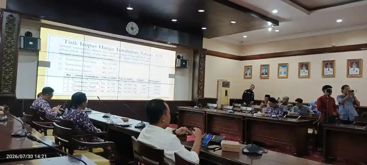 Pemkab Sumenep Tetapkan Harga Acuan Tembakau 2026 Petani Berpeluang Jual di Atas Titik Impas