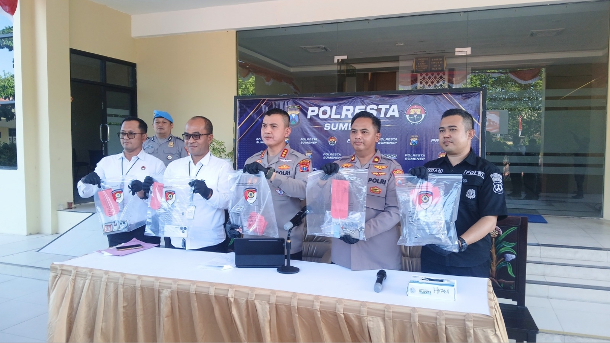 Konfrensi Pers Polresta Sumenep